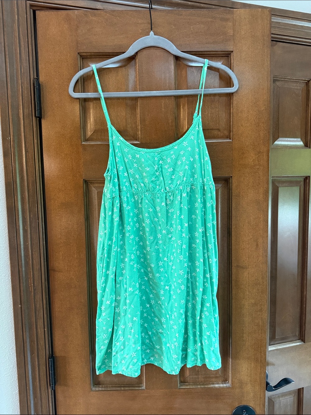 wild fable Mint Green Floral Spaghetti Strap Cami